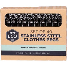 Load image into Gallery viewer, Ever Eco Stainless Steel Clothes Pegs (20 or 40 Pack)