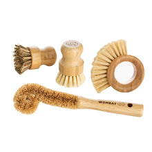 Load image into Gallery viewer, Wombat 4-piece Eco Kitchen Brush Set