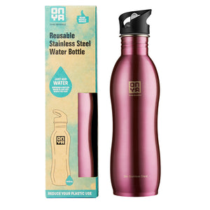 Onya Stainless Steel Drink Bottle (1l) - Pink