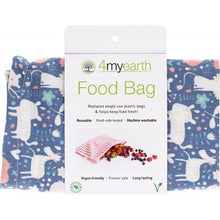 Load image into Gallery viewer, 4MyEarth Reusable Cotton Food Bag - Animals