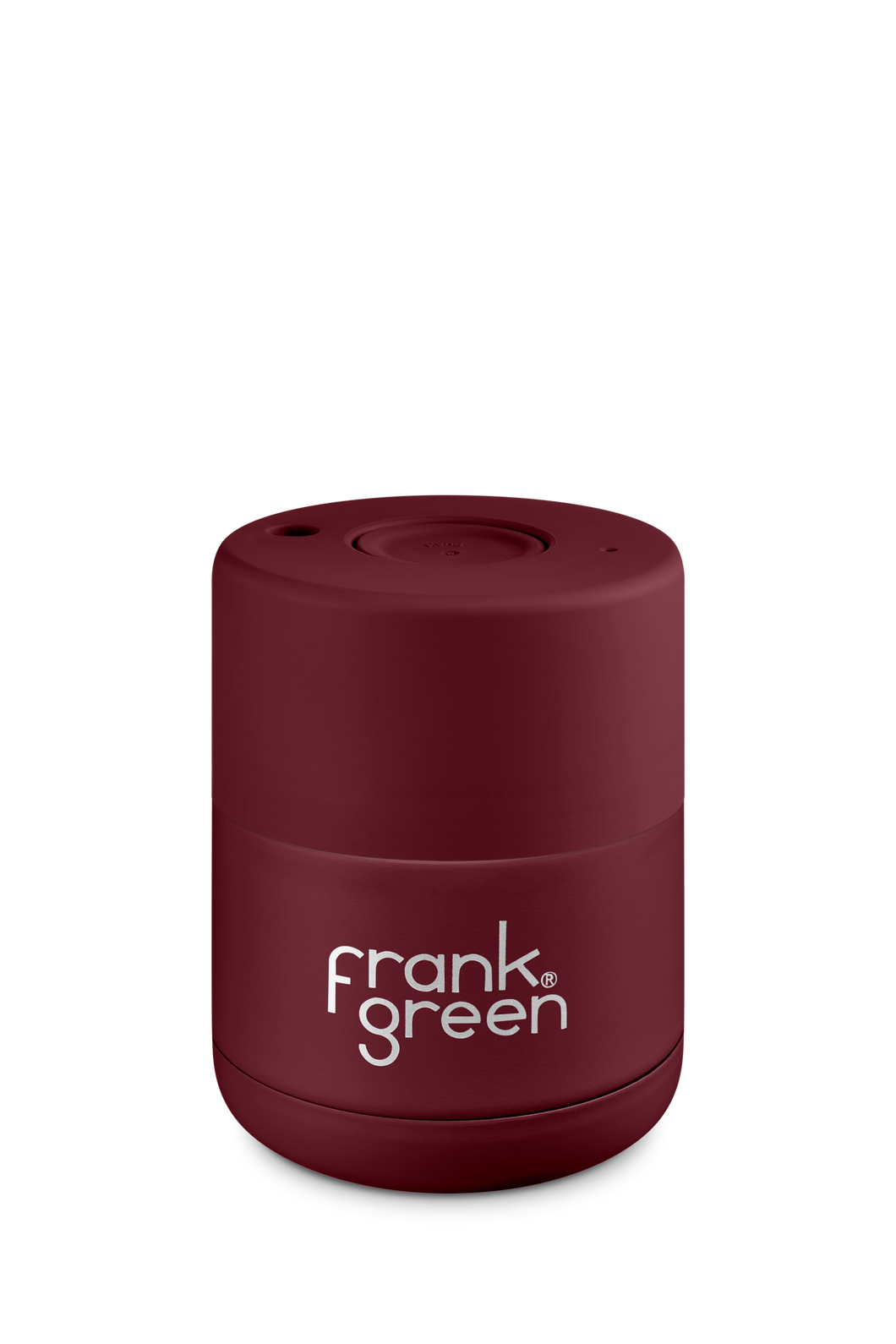 Frank Green Ceramic Reusable Cup Small 175ml (6oz) - Merlot Deep Red