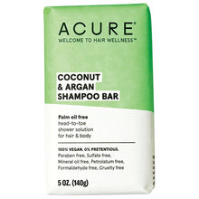 Load image into Gallery viewer, Acure Coconut &amp; Argan Shampoo Bar (140g)