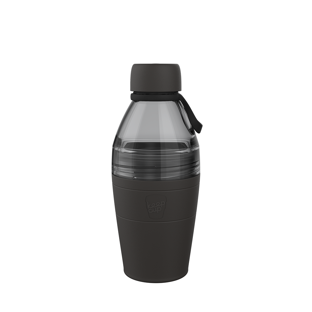 KeepCup Helix Reusable Bottle & Thermal Cup - Medium 530ml/18oz Black