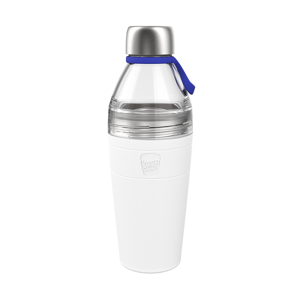 KeepCup Helix Reusable Bottle & Thermal Cup - Large 660ml/22oz Twilight (White)