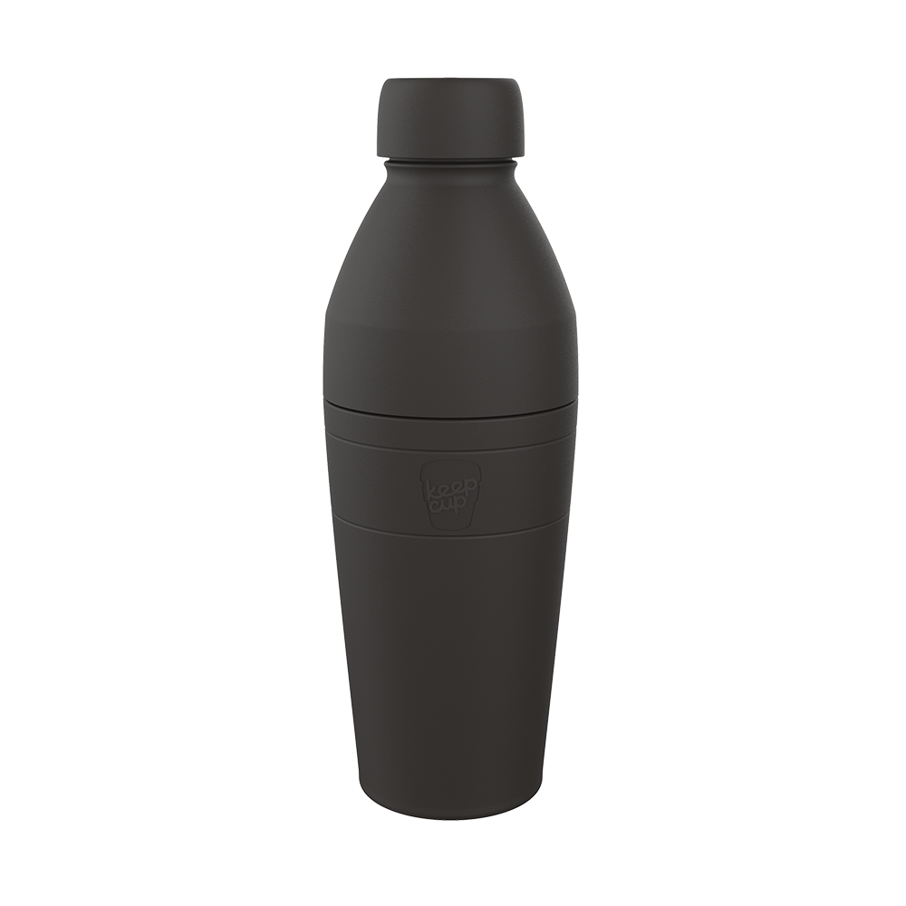 KeepCup Helix Reusable Thermal Bottle & Cup - Large 660ml/22oz Black