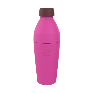 KeepCup Helix Reusable Thermal Bottle & Cup - Medium 530ml/18oz Sun Up (Pink)