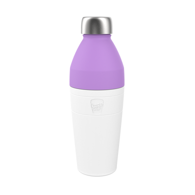 KeepCup Helix Reusable Thermal Bottle & Cup - Large 660ml/22oz Twilight (Lilac/White)
