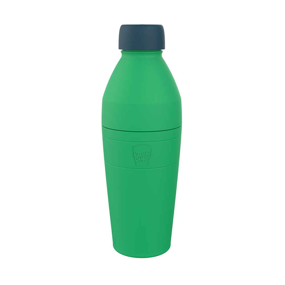 KeepCup Helix Reusable Thermal Bottle & Cup -  Large 660ml/22oz Viridian (Green)