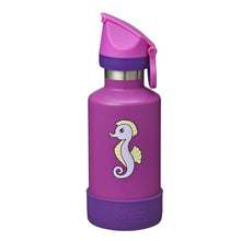 Load image into Gallery viewer, Cheeki Insulated Kids Drink Bottle (400ml) - Seahorse