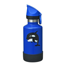 Load image into Gallery viewer, Cheeki Insulated Kids Drink Bottle (400ml) - Orca