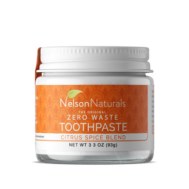 Nelson Naturals Zero Waste Toothpaste - Citrus Spice Blend (60ml)