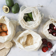 Load image into Gallery viewer, Organic Cotton Mixed Set Produce Bags (4 Pack)-out &amp; about-MintEcoShop