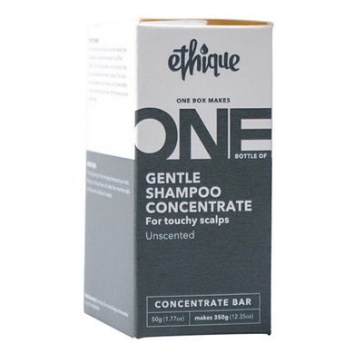Ethique Concentrate Shampoo - Gentle For Touchy Sensitive Scalps - Unscented (50g)