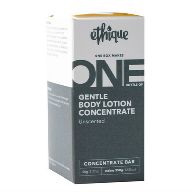 Ethique Concentrate Body Lotion - Gentle For Sensitive Skin - Unscented (50g)