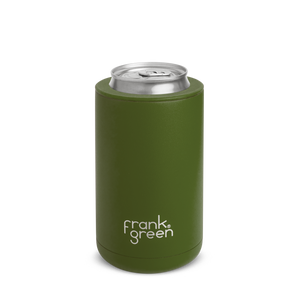 Frank Green 3-in-1 Insulated Stubby Holder & Tumbler with Lid 425ml (15oz) - Khaki Green Duo (2 Pack)
