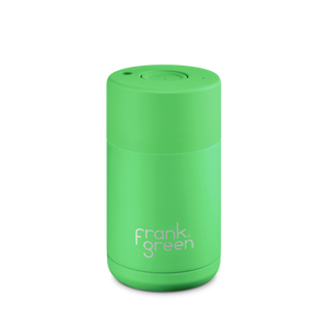 Frank Green Ceramic Reusable Cup Medium 295ml (10oz) - Neon Green