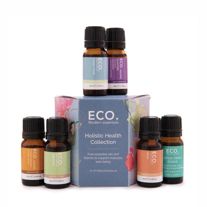 Eco Aroma Essential Oil Collection - Holistic Health (6 Pack)