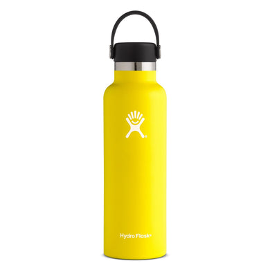 Hydro Flask Insulated Stainless Steel Drink Bottle (621ml) - Standard Mouth Sunflower