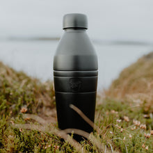 Load image into Gallery viewer, KeepCup Helix Reusable Thermal Bottle &amp; Cup - Medium 530ml/18oz Black