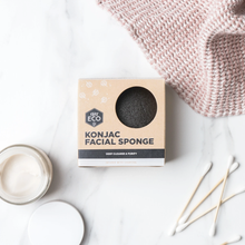 Load image into Gallery viewer, Ever Eco Konjac Facial Sponge - Charcoal Infused