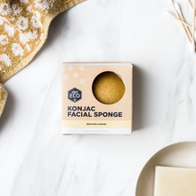 Load image into Gallery viewer, Ever Eco Konjac Facial Sponge - Turmeric Infused