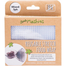 Load image into Gallery viewer, Little Mashies Reusable Stretch Food Wrap (3 Pack)
