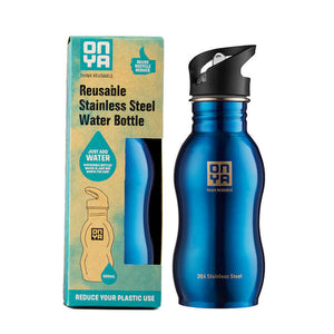 Onya Stainless Steel Drink Bottle (500ml) - Blue