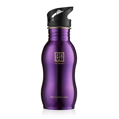 Onya Stainless Steel Drink Bottle (500ml) - Purple