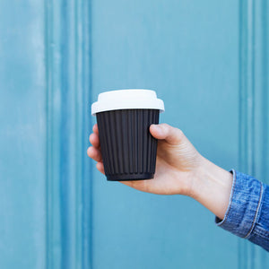Onya Reusable Coffee Cup Lid - Regular Black