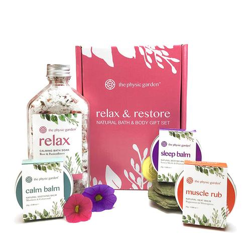 The Physic Garden Skincare Collection Gift Set - Relax & Restore