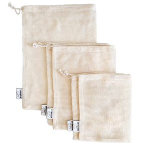 Wombat Reusable Shopping Bag Set - Starter Bundle (6 pack)