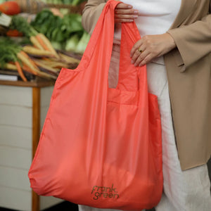 Frank Green Reusable Shopping Bag - Living Coral Orange