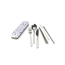 Load image into Gallery viewer, RetroKitchen Carry Your Cutlery Travel Set - Leaves