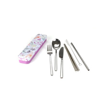 Load image into Gallery viewer, RetroKitchen Carry Your Cutlery Travel Set - Dragonfly