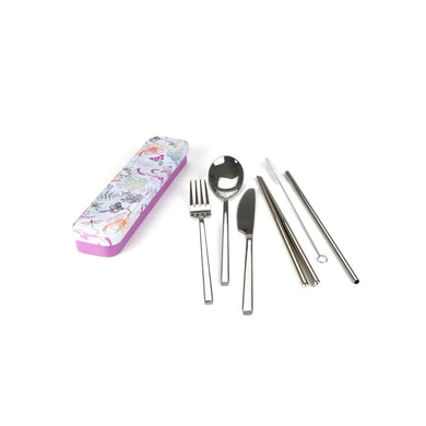 RetroKitchen Carry Your Cutlery Travel Set - Dragonfly