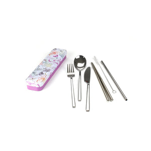 RetroKitchen Carry Your Cutlery Travel Set - Dragonfly