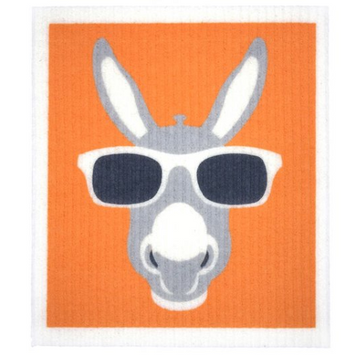 RetroKitchen 100% Compostable Dishcloth - Orange Donkey