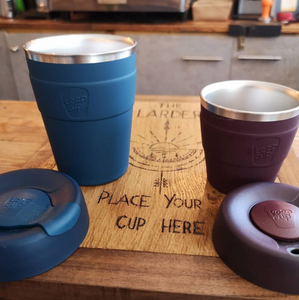 KeepCup Stainless Steel Thermal Coffee Cup - Extra Small 6oz Maroon (Alder)