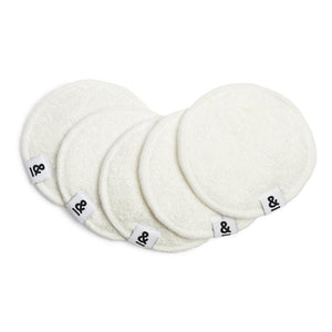 Seed & Sprout Bamboo Cotton Make-up Remover Pads and Laundry Bag (5 Pack)