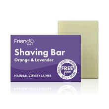 Load image into Gallery viewer, Friendly Soap Orange and Lavender Shaving Bar