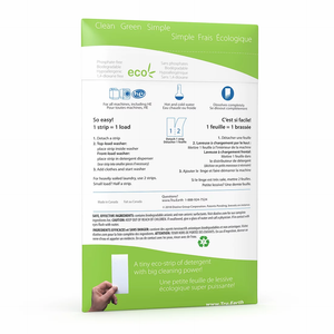 Tru Earth Laundry Detergent Strips - Fragrance Free (32 Pack)