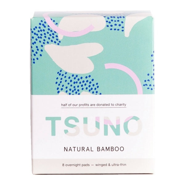 Tsuno Bamboo Pads - Overnight (8 Pack)