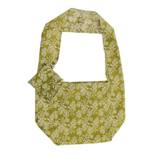 Load image into Gallery viewer, Reusable Shopping Bag with Long Handle - Cotton Wattle Olive