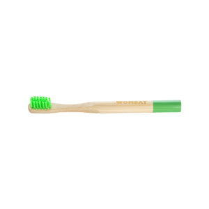 Wombat Kids Bamboo Toothbrush - Green