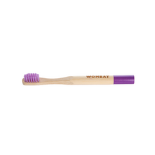 Load image into Gallery viewer, Wombat Kids Bamboo Toothbrush - Purple