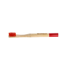 Load image into Gallery viewer, Wombat Kids Bamboo Toothbrush - Red