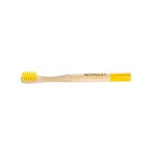 Load image into Gallery viewer, Wombat Kids Bamboo Toothbrush - Yellow
