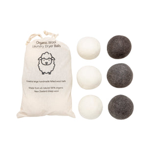 Wombat Organic Wool Dryer Balls (Set of 6)