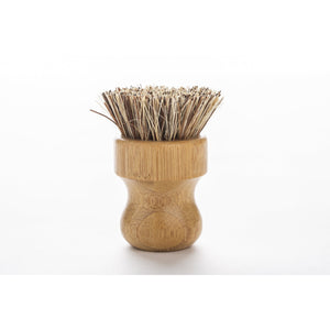 Wombat Coarse Bamboo Pot Scrubbing Brush