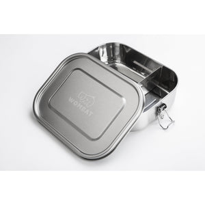 Wombat Stainless Steel Lunch Box with Removable Divider - Medium (800ml)
